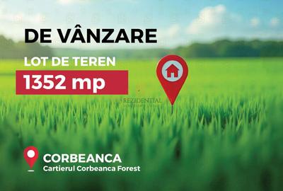 Teren intravilan 1352 mp, Corbeanca,Corbeanca Forest, ideal investitie - 1