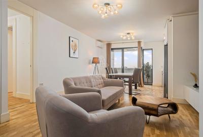 Apartament cu 2 camere semidecomandat, mobilat în Floreasca