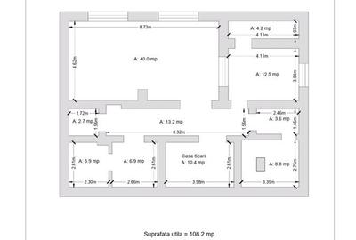 Resita CHIRIE Central, 355 mp. Demisol, Parter, Etaj 1 - 6