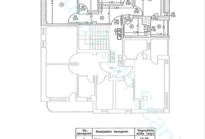 Apartament cu 3 camere decomandat în Central