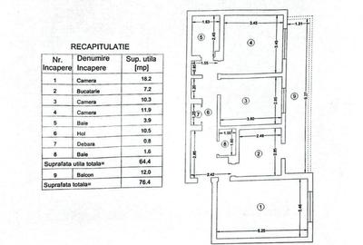 Apartament 3 camere - Dancu - 9