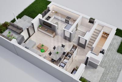 Duplex cu rate la dezvoltator– Comision 0% | Complex rezidențial nou, Șura Mică - 4