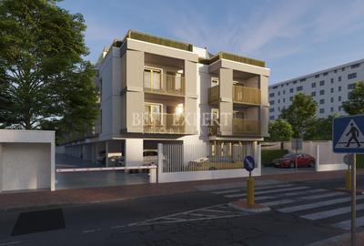 Apartament cu 2 camere, semidecomandat, 74.7 mp, cu centrala termica, si aproape de metrou.