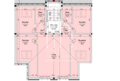 Apartament 4 camere - 113,6 mp - Priveliste superba - 3