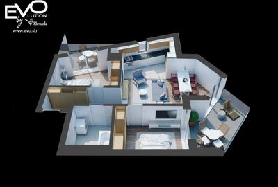 APARTAMENT 3 CAMERE | LIVING 32 MP | SHOPPING CITY SIBIU | Evolution Apartments - 8
