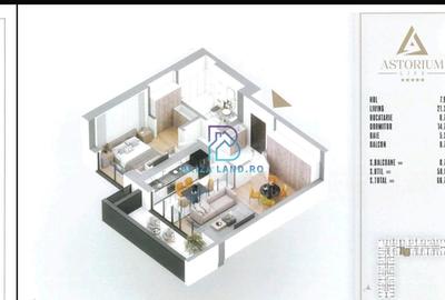 ASTORIUM LIFE, Ozana,  66,75 mp, PET FRIENDLY, Apartament nou, Nemobilat - 14