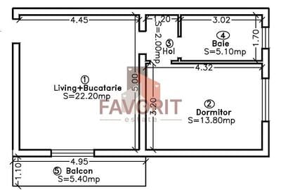 Etaj 1. Finisaje la alegere. Zona accesibila - 6