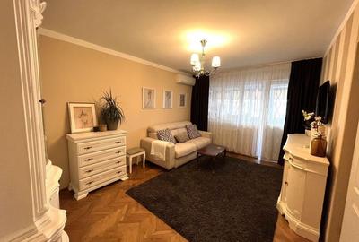 Apartament cu 2 camere circular, mobilat în Tineretului