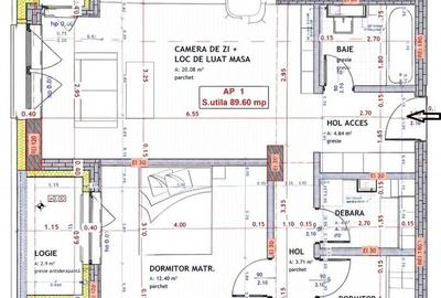 0%  Apartament 4 camere, 90 mp utili,finisat, str A. Iancu Floresti - 2