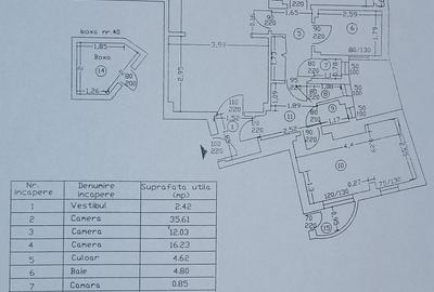 Apartament 3 camere spatios ~ Etaj 3/7 ~ Bloc consolidat ~ Bld N. Balcescu - 20