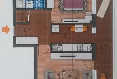 Proprietar vand apart. 2 camere decomandat mobilat utilat Solstitiului 27 - 5