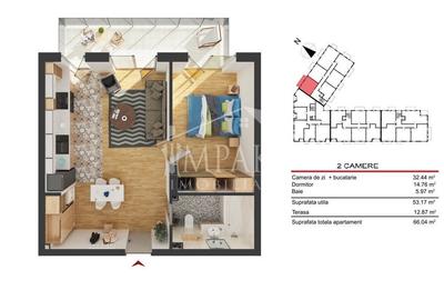 Apartament semidecomandat cu 2 camere in cartierul Marasti! - 6