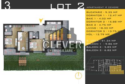 Apartament 4 camere Gradina Proprie 113mp Comision 0 - 1