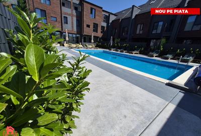 Tunari-PRIMA LOCUIRE, 3 camere curte, piscina exterioara, mobilat luxury, LIBER! - 1