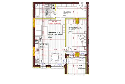 Apartament 2 camere Floresti, str. Tineretului - 6