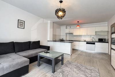 Apartament cu 2 camere semidecomandat, mobilat în Între Lacuri