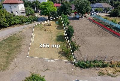 Teren Construcții intravilan de 366 mp, în Vest