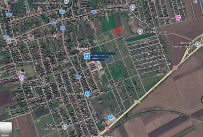 De vanzare 2 parcele cu PUZ a 1000 mp fiecare Harman, Str Henri Coanda - 1
