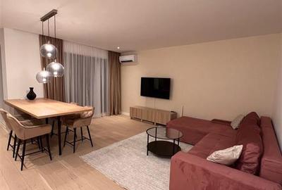 Apartament cu 2 camere semidecomandat, mobilat în Pipera