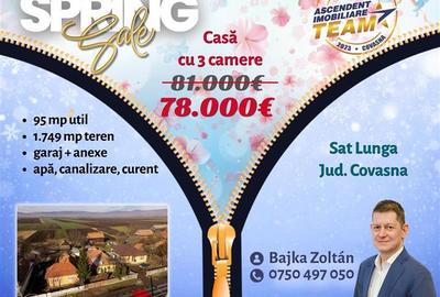 Proprietate pe 1.800 mp teren, avantaje alese, in vecinatatea orasului Targu Sec - 1