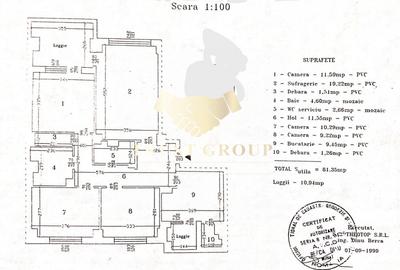 4 camere, 92 mp, 4/10, renovat la cheie, bloc 1980 anvelopat, Obor, metrou - 11