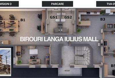 Spatiu de birouri parter langa Iulius Mall, parter, cu 2 locuri parcare - 16