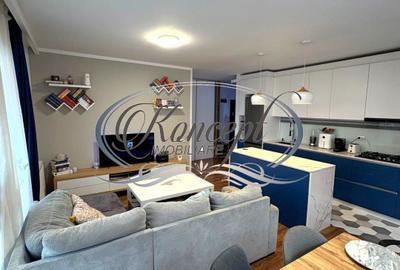 Apartament cu 3 camere semidecomandat, mobilat în Iris