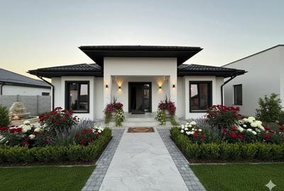 Casă individuală cu 4 camere în Malu Mare