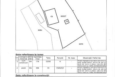 Vand casa cu teren 3384mp  in Barsanesti - 2