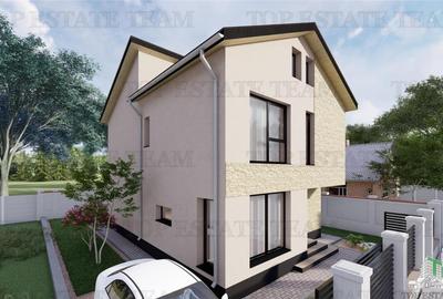 Vila  moderna, individuala cu 4 camere , 3 bai , Living , terasa acoperita, inca - 3