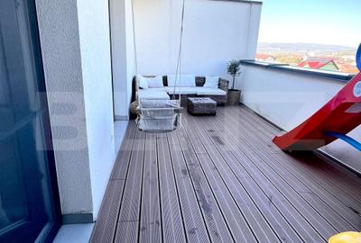 Penthouse pe 2 niveluri, 3 camere, 78 mp, terasa, zona Pod Ira - 7