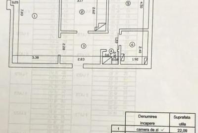 2 Camere Decomandat 65mp Bloc 2001 zona Frumoasa - 3