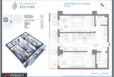 ADAMANT ECLYPSE, 3 camere, TIP 3B, 84.9mp, CUG-BRD - 1