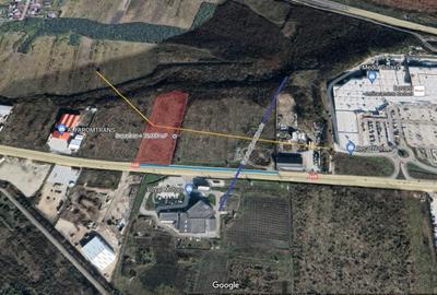 Teren in zona comerciala | Vama Pitesti |  S: 12.000 mp | Deschidere 65m | Autos - 3