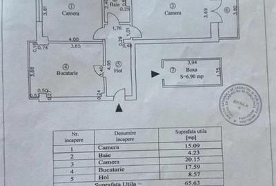 FOARTE SPATIOS! 70 mp - Ap 2 camere, Buzaului+boxa, Etaj 2, Buzaului - 9
