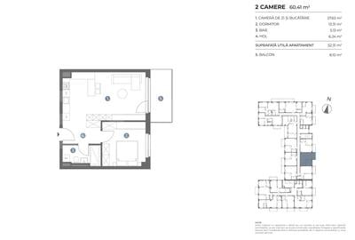 Apartament 2 camere, 52 mp | Standarde nZEB | Ansamblu nou | Buna Ziua - 3