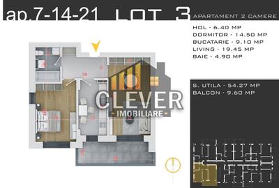 Apartament 2 camere 64 mp, Parcare Bonus comision 0, Pallady - 1