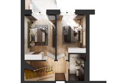Duplex  cu terasa | Tip 2 | HILS Sunrise | Ansamblu cu Pre-certificare GREEN - 4