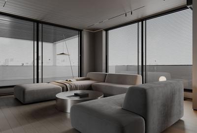 Penthouse cu 4 camere, mobilat în P-ța Arsenalului