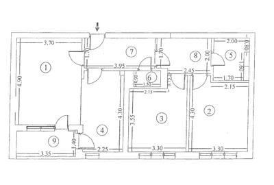 Apartament 3 camere 78mp | Bloc 2019 | Grozăvești – Orhideelor - 16