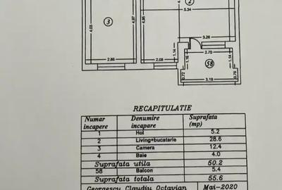 Apartament 2 Camere De Vanzare Mihai Bravu Metrou Bloc Nou - 12