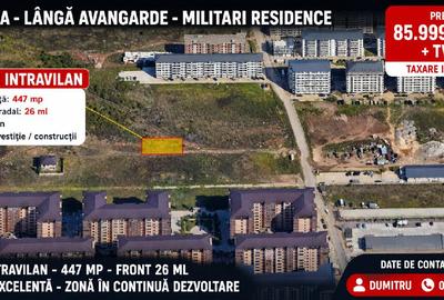 Teren agricol intravilan de 447 mp, în Chiajna