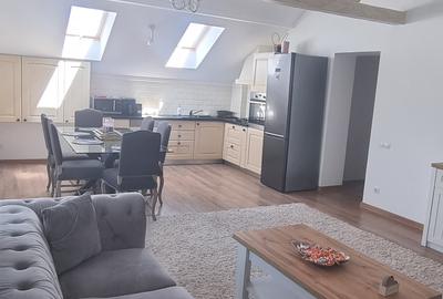 Apartament lux 3 camere, 103mp. in vila  P+1+M ,utilat mobilat +curte cca 100mp! - 10
