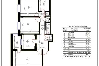 Drumul Taberei-Gheorhe Latea-Apartament de 3 camere decomandat - 10
