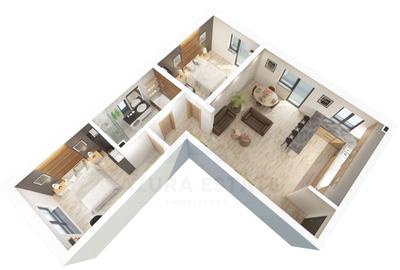 Apartament 3 camere balcon 8.1 mp si loc de parcare pe Dna Stanca - 10