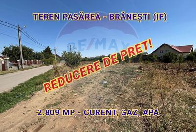 Teren Construcții intravilan de 2809 mp, în Pasărea