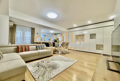 Apartament cu 3 camere semidecomandat, mobilat în Pipera