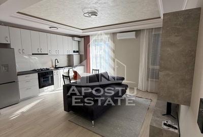 Apartament cu 2 camere semidecomandat, mobilat în Giroc
