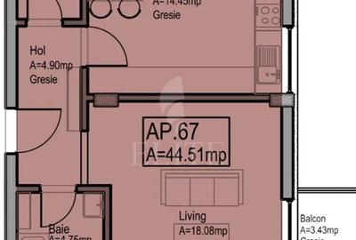 Apartament 2 camere în zona CALEA BACIULUI - 6