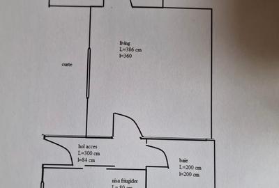 Tineretului, ap. 2 camere, 50mp, parter, curte 10mp, 650Euro/luna - 9